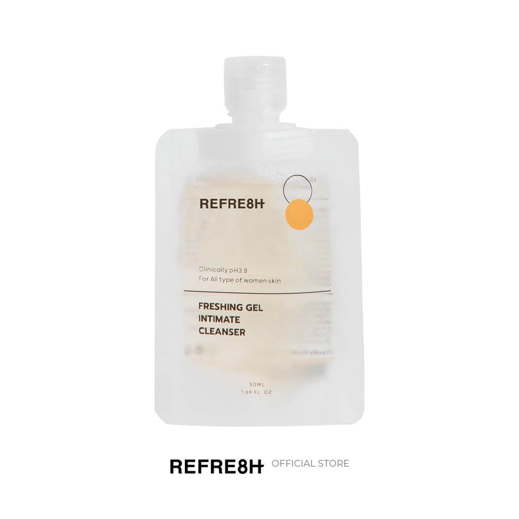 Refre8h เจลทำความสะอาดจุดซ่อนเร้นกลิ่นไวท์โรส ลดกลิ่น ลดการระคายเคือง