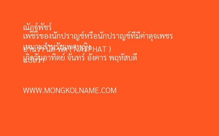 ณัฏฐ์พัชร์